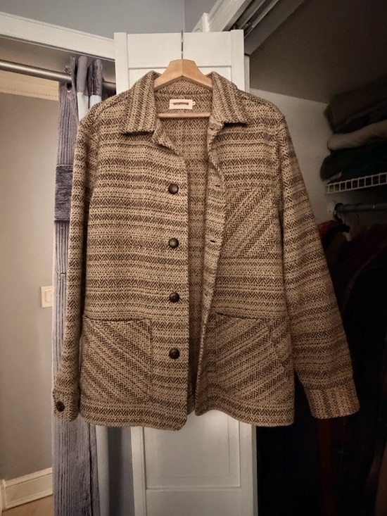 Taylor Stitch Other - Taylor Stitch - Ojai Wool Tweed Pattern Chore Jacket